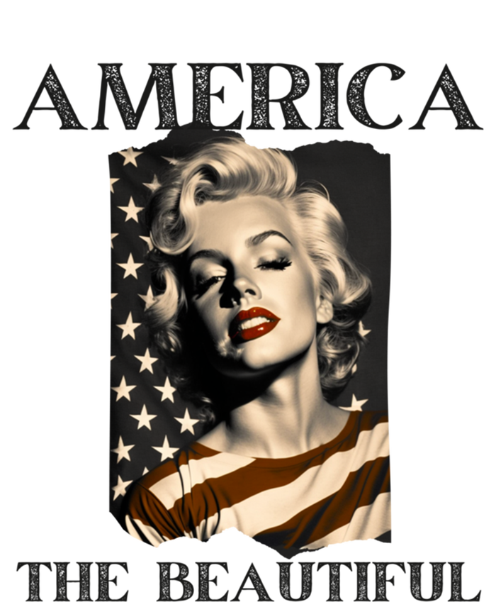 America Beautiful Marilyn My Sister Marilyn American Flag Gift T-Shirt