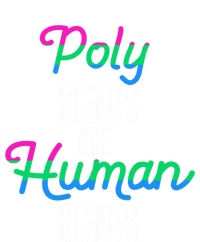 Polysexual Poly Rights Are Hu Rights Equality Lgbt Gay Gift V-Neck T-Shirt