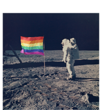 Pride Moon Landing Graphic Lgbtq Gift Kids Tie-Dye T-Shirt