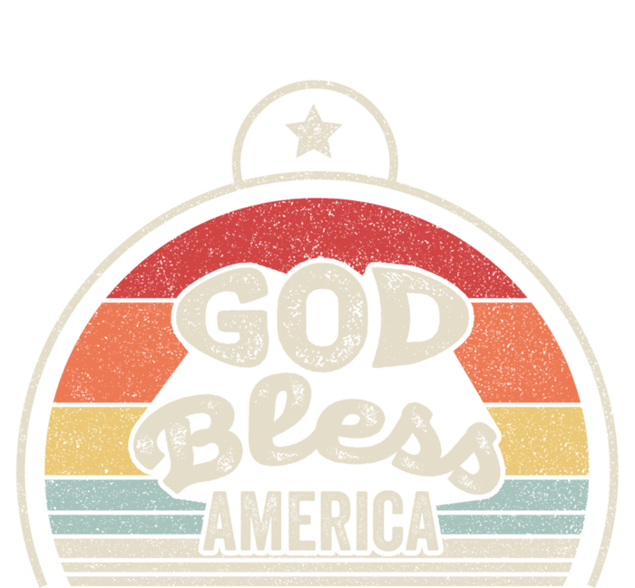 Retro Vintage Patriotic Usa God Bless America Meaningful Gift T-Shirt