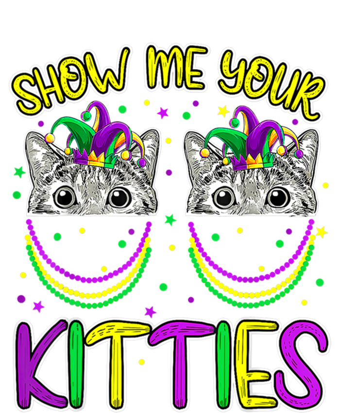 Show Me Your Kitties Cute Cat Masked Mardi Gras Cat Lovers Cute Gift Short Acrylic Beanie