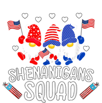 Shenanigans Squad 4th Of July Gnomes Usa Independence Day Gift Tie Dye Hoodie