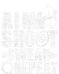 Aim Shoot Swear Repeat Bow Arrow Archery Archer Bowhunter Pajama Set