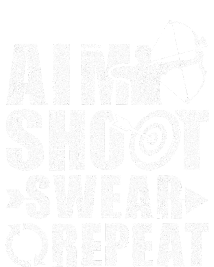 Aim Shoot Swear Repeat Bow Arrow Archery Archer Bowhunter Pajama Set