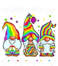 Proud With My Gnomies Lgbt Q Gnomes Gay Bi Sexual Pride Ally Funny Gift T-Shirt