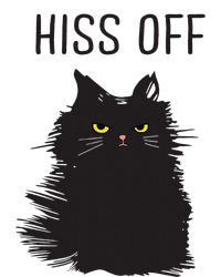 Black Cat Humor Hiss Off Meow Cat T-Shirt