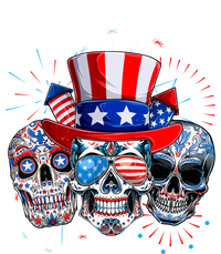 Skull Sunglasses Firework American Flag Funny 4th Of July Great Gift Softstyle Adult Sport Polo