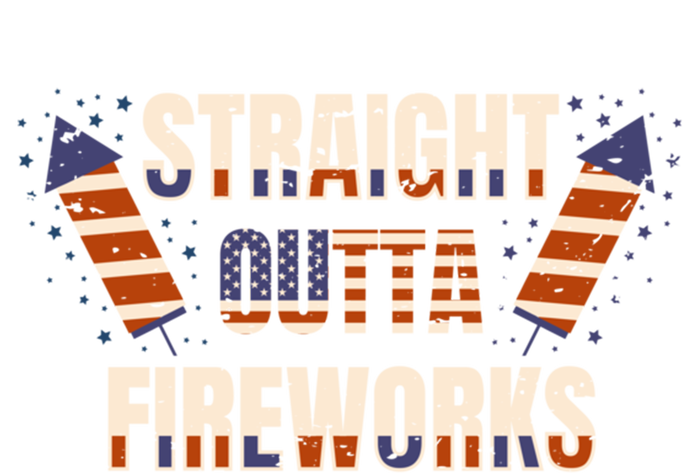 Straight Outta Fireworks Firecrackers 4th Of July Gift Ladies Essential Flowy Tank