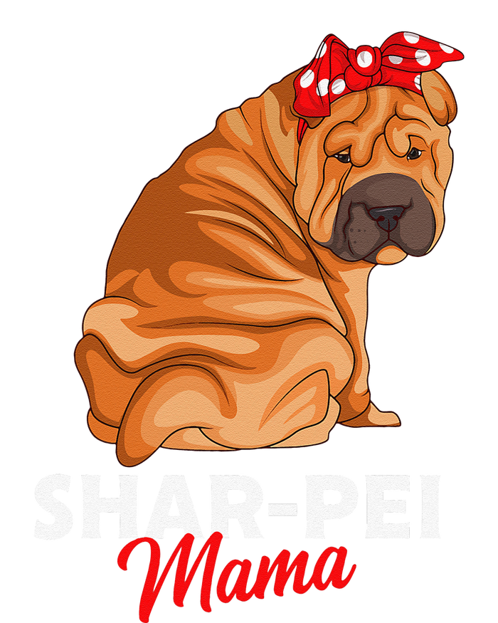 Shar Pei Mama Dog Mom Owner Funny Gift Cooling Performance Crew T-Shirt