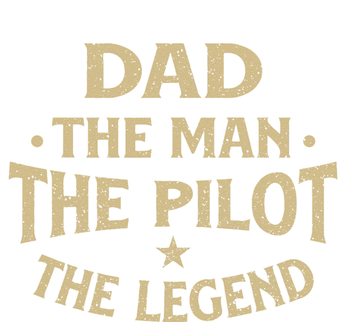 Dad The Man The Pilot The Legend Airlines Airplane Lover Drawstring Bag