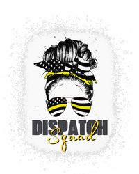 Dispatcher 911 Women Messy Bun American Flag Dispatch Squad Yupoong Adult 5-Panel Trucker Hat