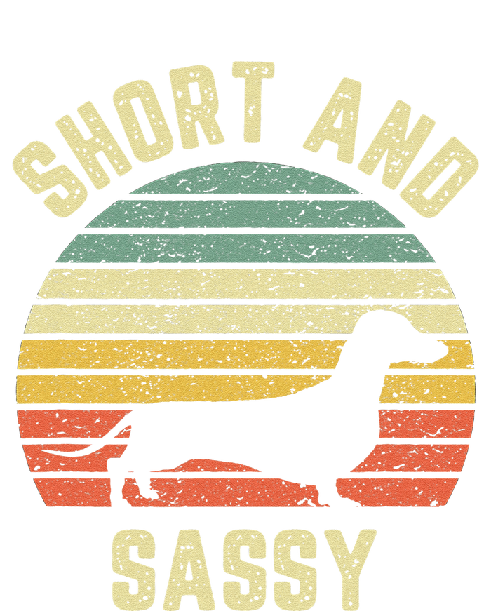 Vintage Dachshund Funny Weiner Dog Short Sassy T-Shirt