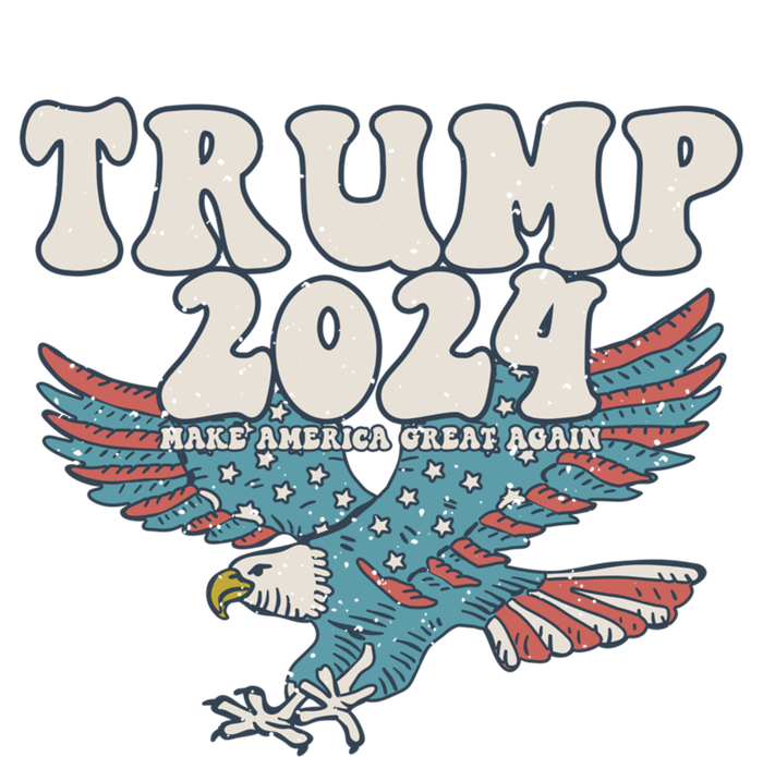 Trump 2024 Make Maga Great America Again Eagle Retro Gift T-Shirt