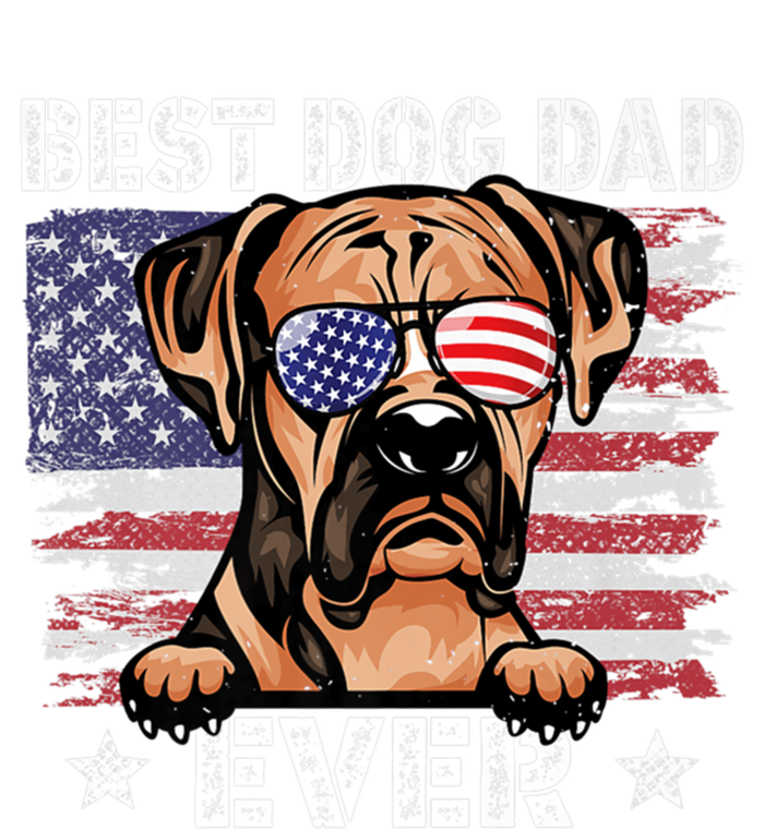 Best Boxer Dad Ever American Flag Fathers Day Meaningful Gift Full Zip Hoodie