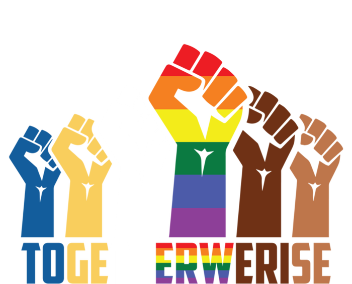 We Rise Together Equality Social Justice Design Gift T-Shirt