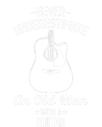 Never Underestimate An Old Man With A Guitar Acoustic Player Cool Comfort Performance Bucket Hat