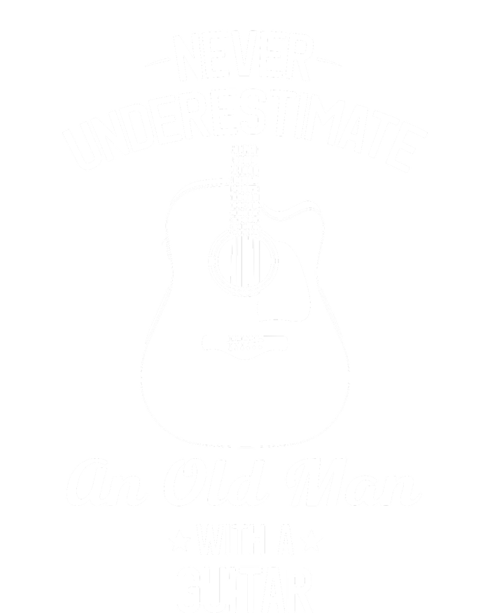 Never Underestimate An Old Man With A Guitar Acoustic Player Cool Comfort Performance Bucket Hat