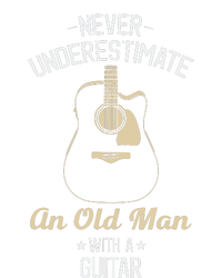 Never Underestimate An Old Man With A Guitar Guitarist Funny T-Shirt