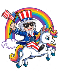 Uncle Sam Riding Unicorn 4th Of July Mericorn Rainbow Gift Tote Bag