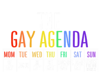 Rainbow The Gay Weekly Agenda Funny Lgbt Pride Gift Premium T-Shirt