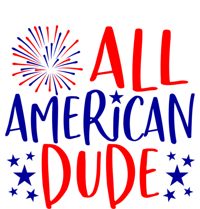 4th Of July Family Couples Matching Cute Gift All American Dude Cool Gift T-Shirt