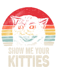 Retro Show Me Your Kitties Gift Funny Gift For Cat Lover Vintage Gift Kids Sweatshirt