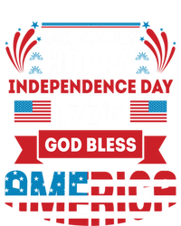 4th Of July Happy Independence Day 1776 God Bless America Gift Sustainable Knit Beanie