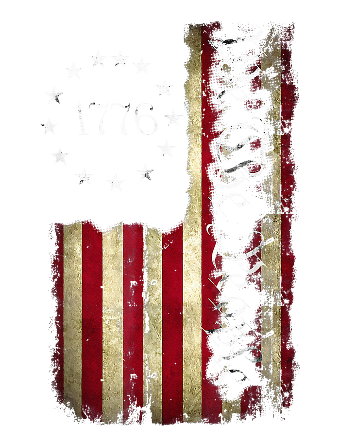 1776 We The People Patriotic American Constitution Ladies PosiCharge Competitor Racerback Tank