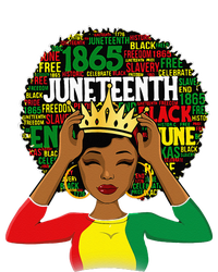 Juneteenth Women Queen African American Black Afro Poster