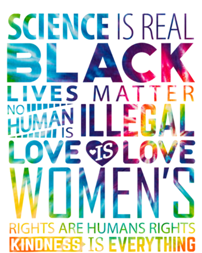 Science Is Real Black Lives Matter Rainbow Lgbt Pride Blm Gift Sustainable Knit Beanie