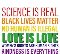 Science Is Real Blm Hu Rights Lgbtq Pride Kindness Gift Tie-Dye Long Sleeve Shirt