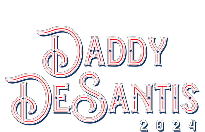 Daddy Desantis 2024 Retro Make America Florida Election Cute Gift Women's Racerback Tank