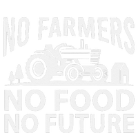 No Farmers No Food No Future Farmer Ladies Long Sleeve Shirt