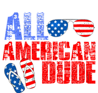 All American Dude Patriotic Usa Flag Grunge Style Gift T-Shirt