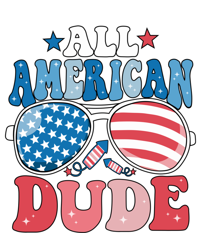 All American Dude Sunglasses 4th Of July Family Matching Cute Gift T-Shirt