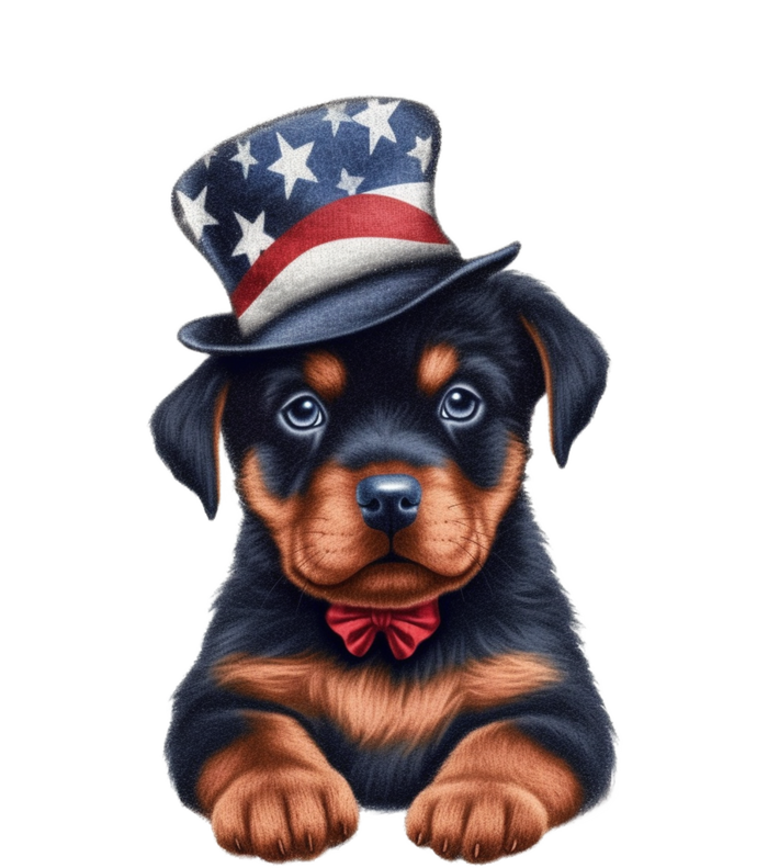 Rottweiler Dog Rottie Puppy USA Flag Cute Rottweilers Dogs T-Shirt