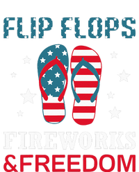 Flip Flops Fireworks And Freedom 4th Of July Insulated Varsity Jacket