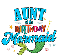 Aunt of the Birthday Mermaid Matching Family Party Squad T-Shirt