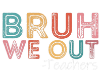 Bruh We Out Teachers Happy Last Day Of School Retro Vintage Long Sleeve Shirt