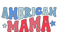 Groovy American Mama 4th Of July American Mom Gift Long Sleeve Shirt