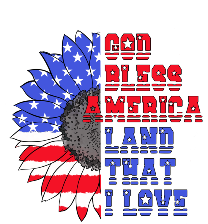 God Bless America Land That I Love American Flag Sunflower Gift Mesh Reversible Basketball Jersey Tank