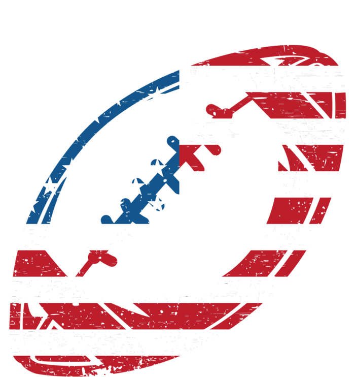 American Flag American Football Gift T-Shirt