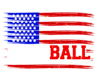 American Flag Funny Baseball Softball Mama Papa Cute Gift Canvas