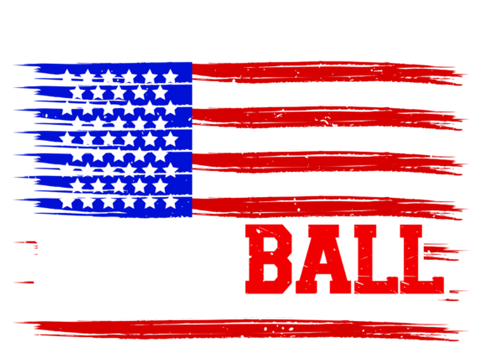 American Flag Funny Baseball Softball Mama Papa Cute Gift Canvas