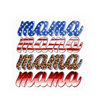 American Flag Mama Leopard Mama Great Gift Kids Long Sleeve Shirt