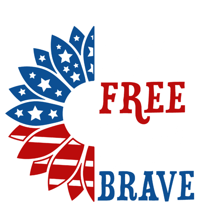 Home Of The Free Because Of The Brave American Flag Gift Tall Sweatshirt