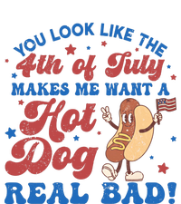 You Look Like The 4th Of July Makes Me Want A Hotdog Real Bad America Canvas