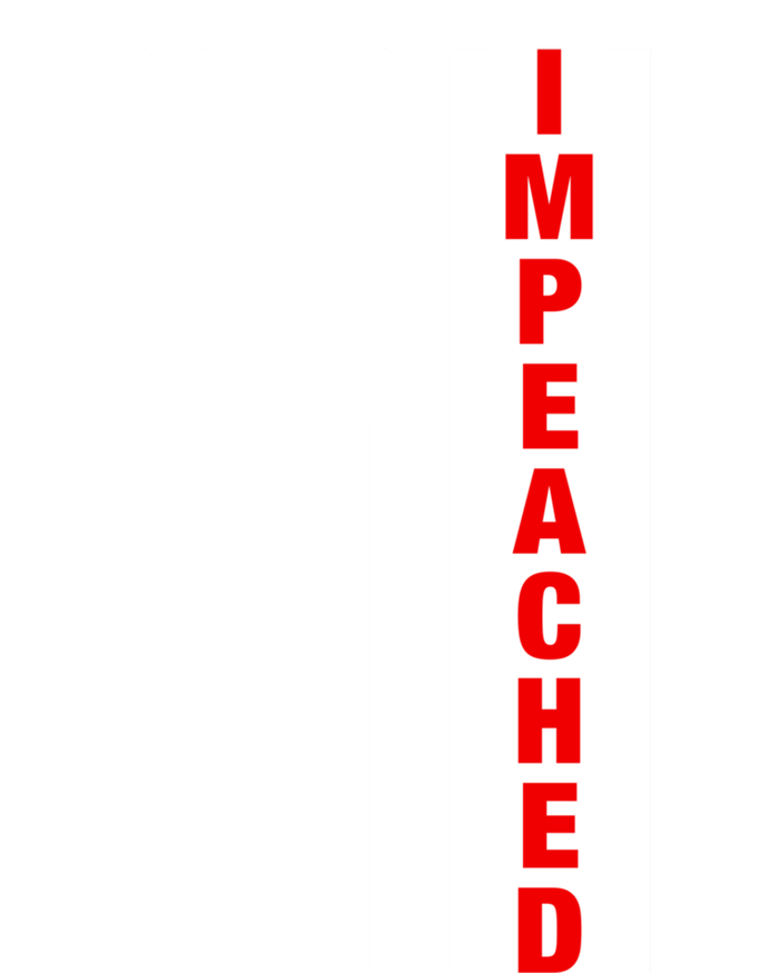 Impeached American Flag Against Donald Trump Merica Gift Women's T-Shirt