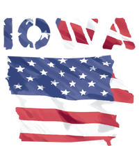 Iowa Proud United States America Patriot Flag Us Pride Gift Coaster