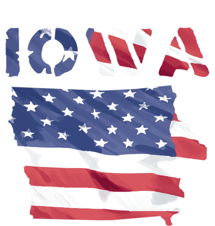 Iowa Proud United States America Patriot Flag Us Pride Gift Coaster